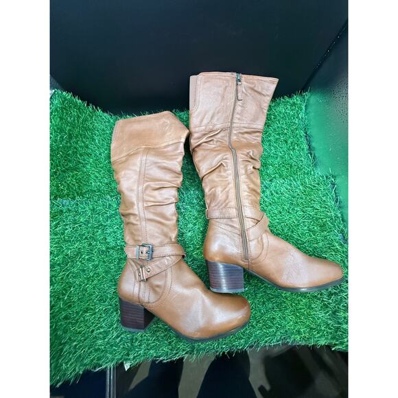 Array- Tan- Mid Calf Boots- Size 8W - Picture 10 of 10